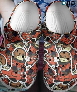 Otter Astronaut Stickers Crocs Shoes