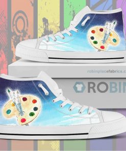 Painting Artist Canvas High Top Sneaker