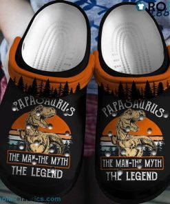 Papasaurus The Man The Myth The Legend Crocs Shoes