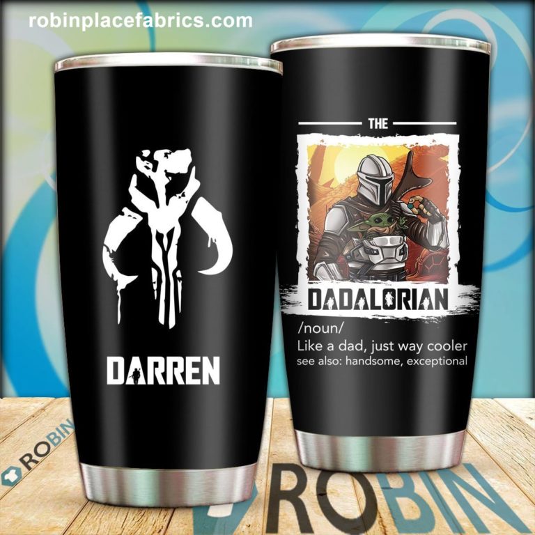 Personalized Best Dada in Galaxy Stainless Steel Tumblers Cup