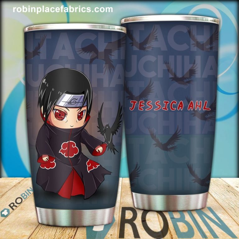 Personalized Chibi Itachi Stainless Steel Tumblers Cup