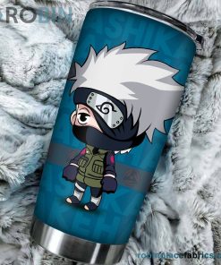 Personalized Chibi Kakashi Stainless Steel Tumblers Cup