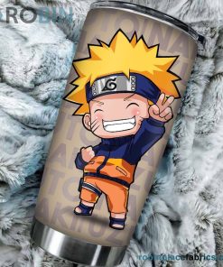 Personalized Chibi Naruto Stainless Steel Tumblers Cup