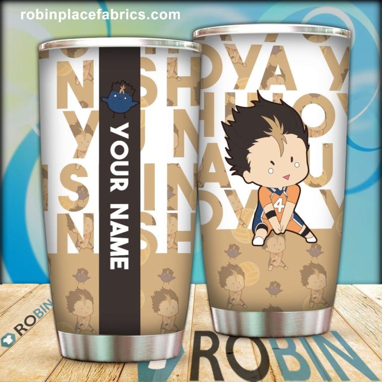 Personalized Chibi Nishinoya Stainless Steel Tumblers Cup