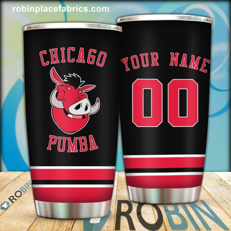 Personalized Chicago Pumba Stainless Steel Tumblers Cup