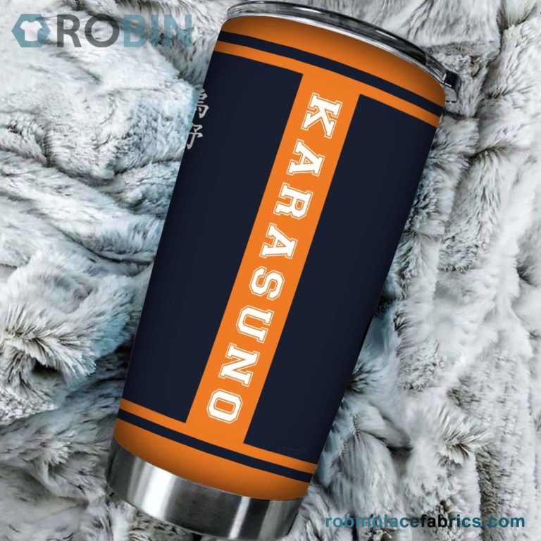 Personalized Karasuno High Stainless Steel Tumblers Cup