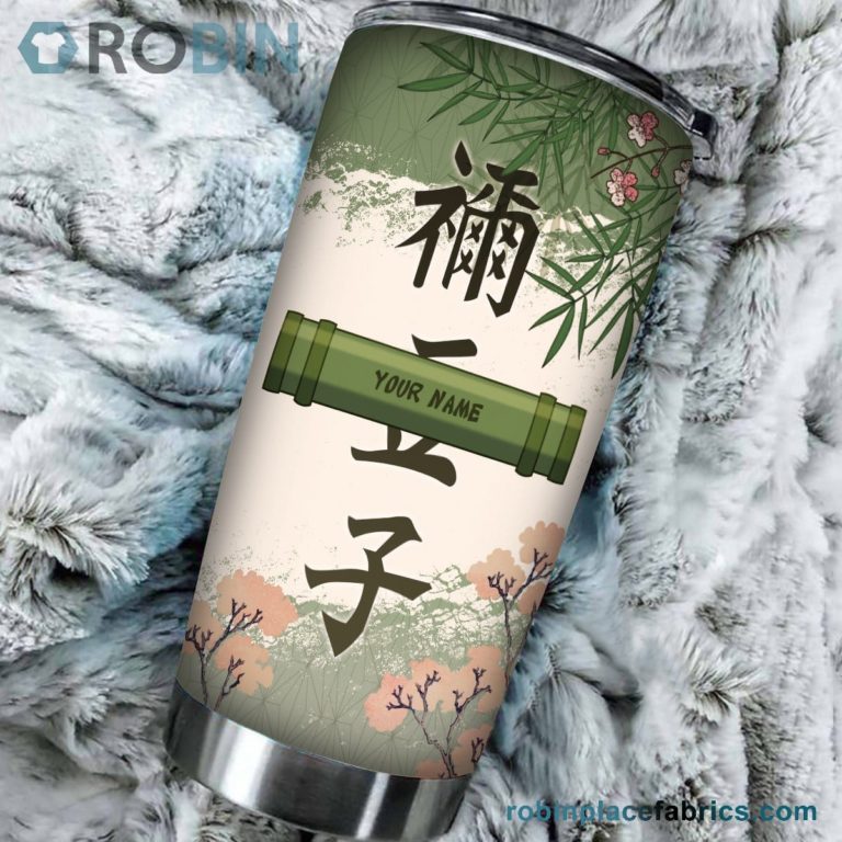 Personalized Nezuko Bamboo Stainless Steel Tumblers Cup