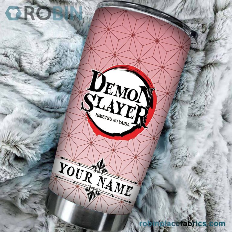 Personalized Pink Demon Stainless Steel Tumblers Cup