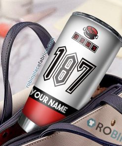 Personalized Poke Fire Uniform Stainless Steel Tumblers Cup