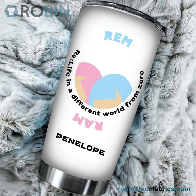 Personalized Re Zero Rem Ram Stainless Steel Tumblers Cup