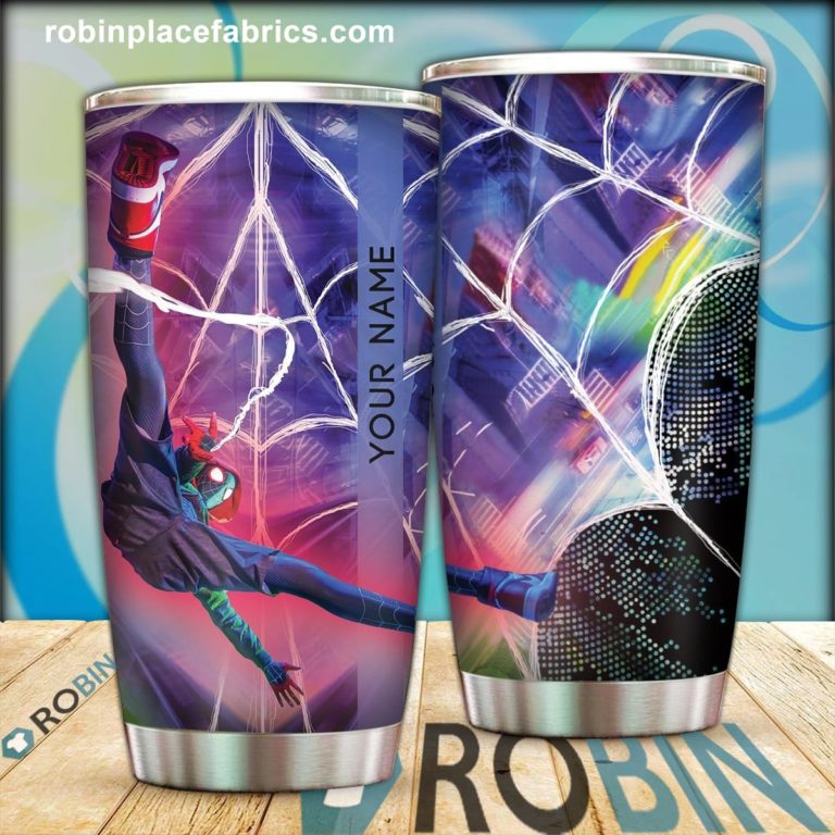 Personalized Web Slinger Miles Stainless Steel Tumblers Cup