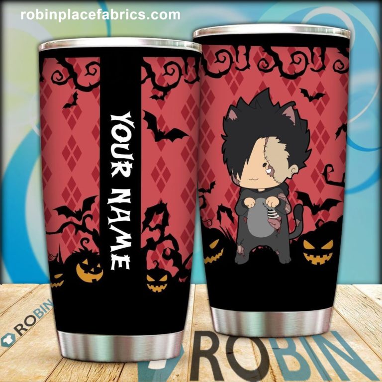 Personalized Zombie Cat Tetsuro Kuroo Stainless Steel Tumblers Cup