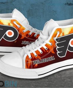 Phialadelphia Flyers Canvas Shoes High Top