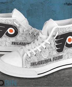 Phialadelphia Flyers Canvas Sneaker High Top Phialadelphia Flyers Canvas Sneaker High Top