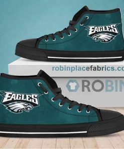 Philadelphia Eagles Canvas Shoes High Top