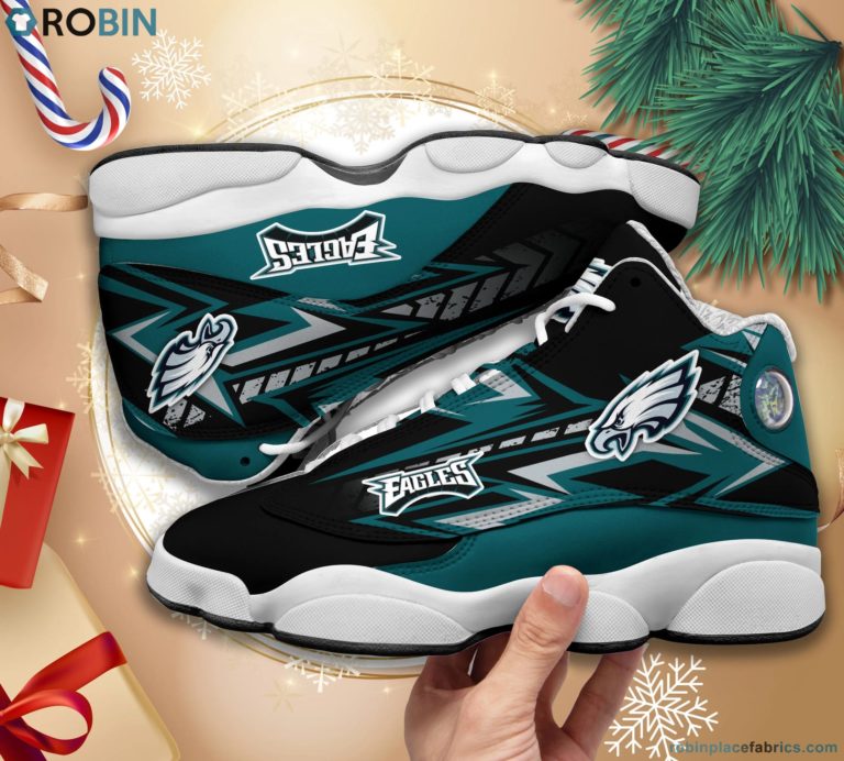 Philadelphia Eagles NFL Air Jordan 13 Sneakers