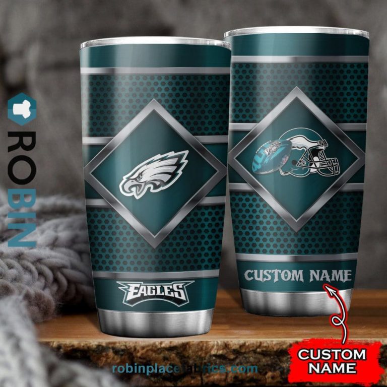 Philadelphia Eagles NFL Custom Name Tumblers Cup
