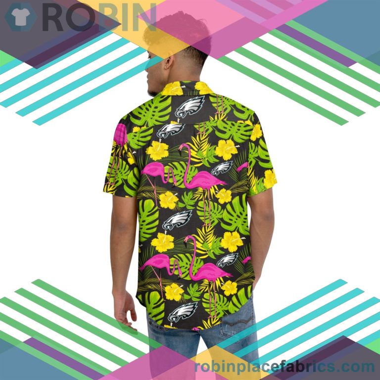 Philadelphia Eagles Nfl Short Sleeve Button Up Shirt