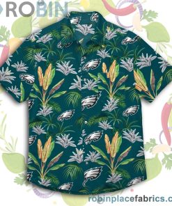 Philadelphia Eagles Nfl Victory Vacay Button Up Shirt