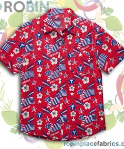 Philadelphia Phillies Mlb Americana Button Up Shirt