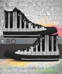 Piano Canvas High Top Sneaker Piano Canvas High Top Sneaker