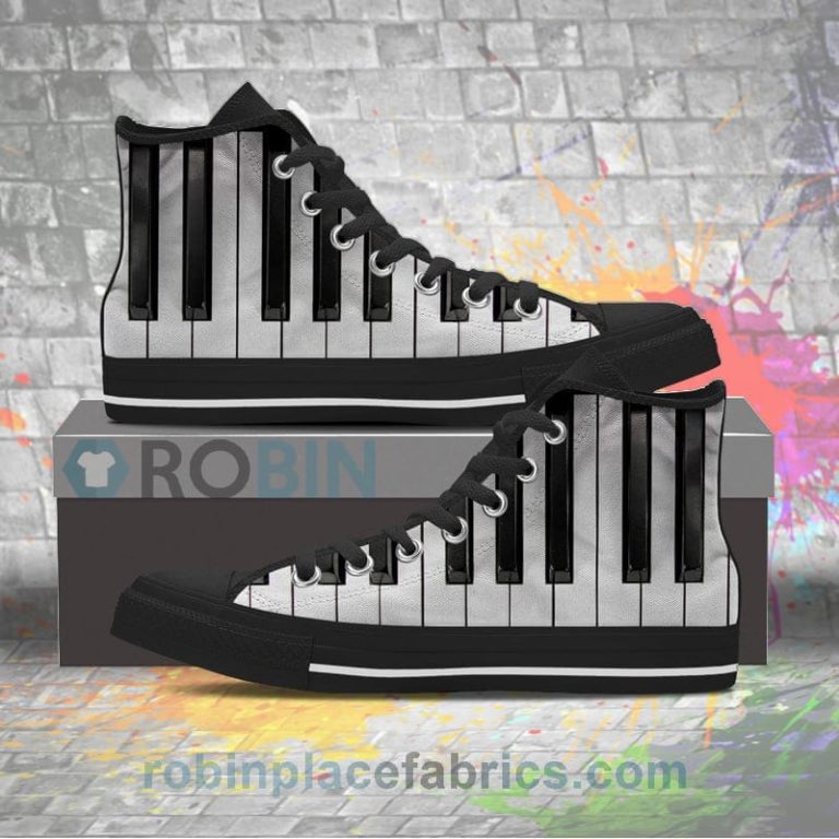 Piano Canvas High Top Sneaker