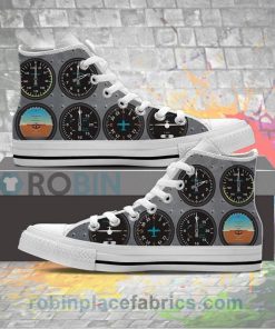 Pilot Gauge Canvas High Top Sneaker