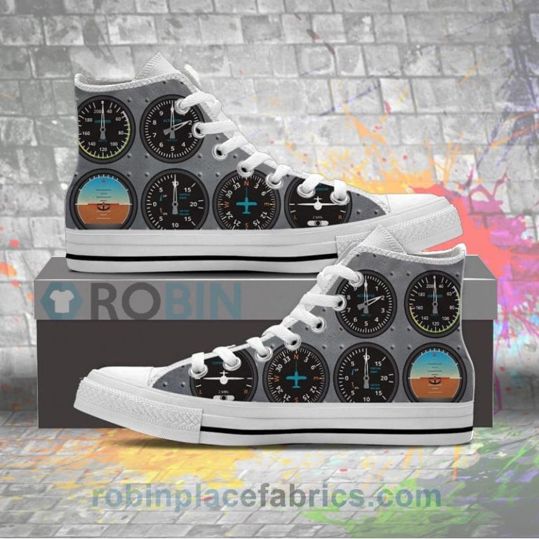 Pilot Gauge Canvas High Top Sneaker