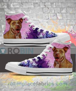Pitbull Lovers Canvas High Top Sneaker