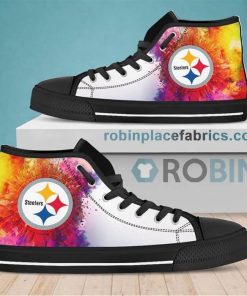 Pittsburgh Steelers Canvas Shoes High Top