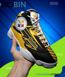 Pittsburgh Steelers NFL Air Jordan 13 Sneakers Pittsburgh Steelers NFL Air Jordan 13 Sneakers