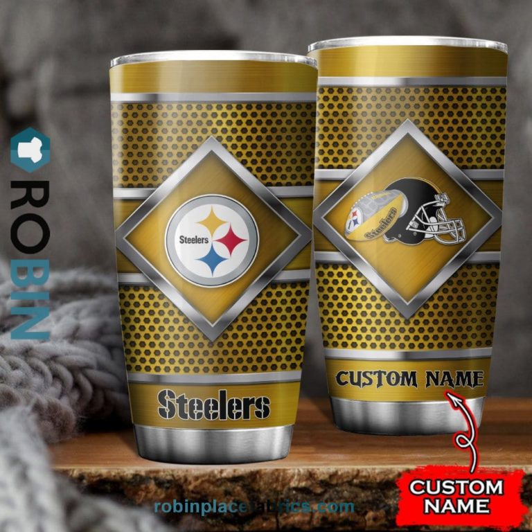 Pittsburgh Steelers NFL Custom Name Tumblers Cup
