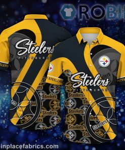 Pittsburgh Steelers NFL Short Sleeve Button Down Shirt