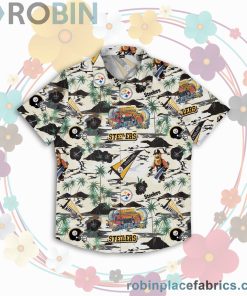 Pittsburgh Steelers Nfl Short Sleeve Button Up Shirt