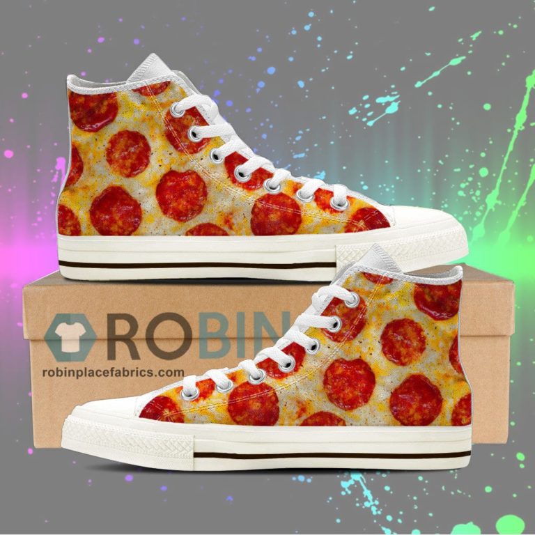 Pizza Canvas High Top Sneaker