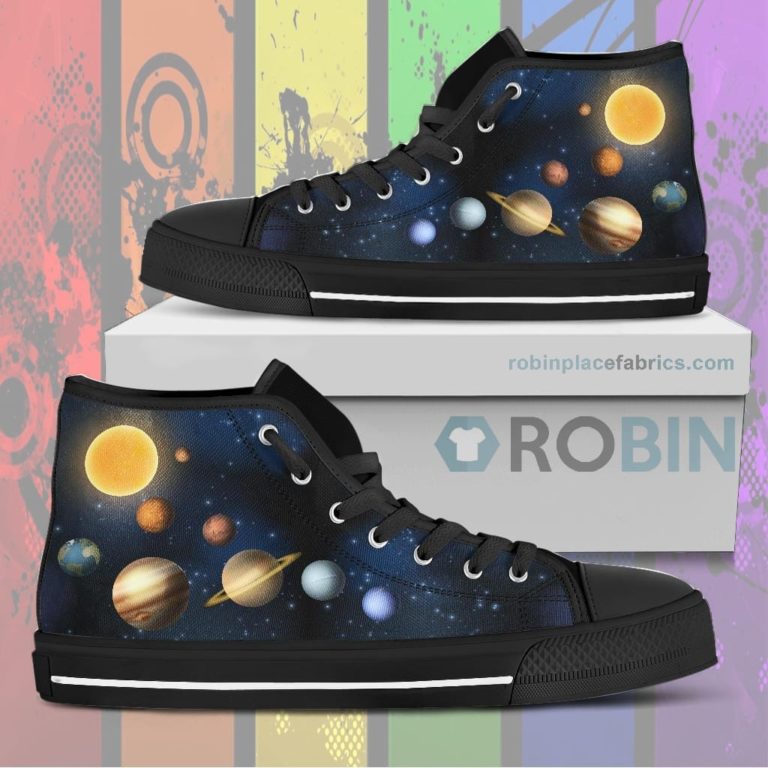 Planet Canvas High Top Sneaker
