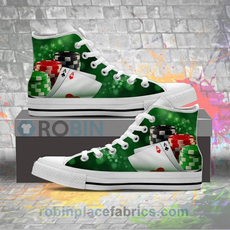 Poker Canvas High Top Sneaker