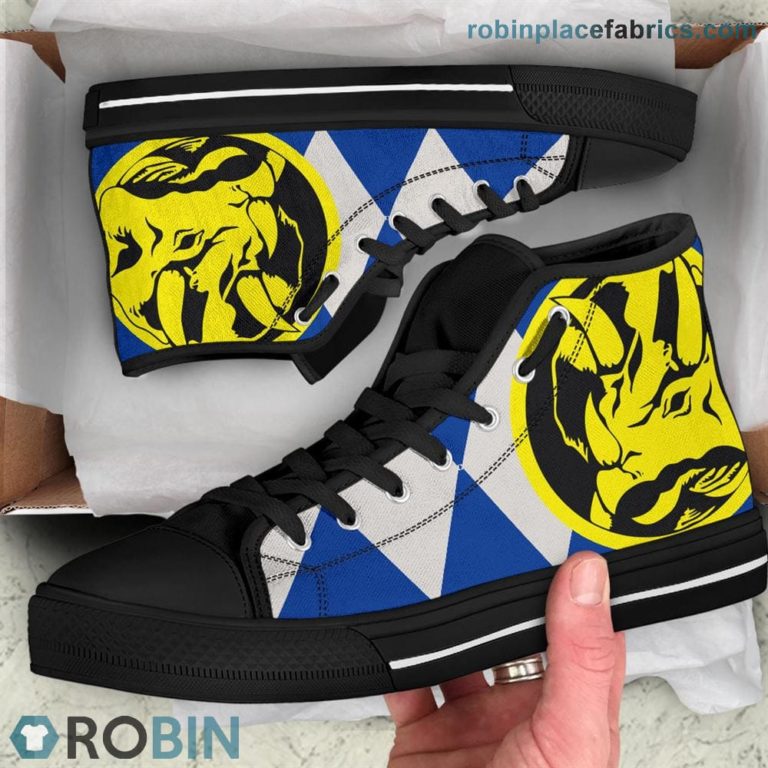 Power Rangers Canvas Shoes High Top