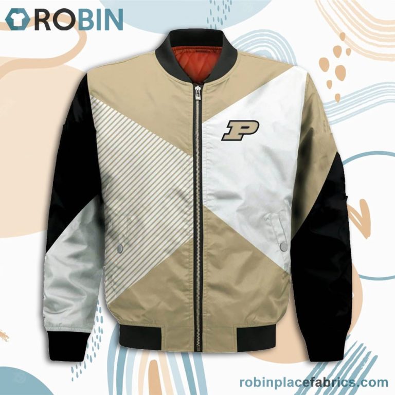 Purdue Boilermakers Damn Right I Am Boilermakers Fan Now And Forever Bomber Jacket