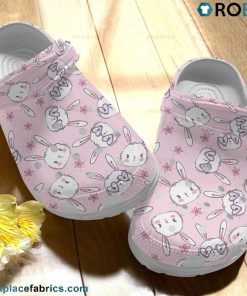 Rabbit Cute Bunnies And Hand Draw Crocs Shoes Rabbit Cute Bunnies And Hand Draw Crocs Shoes