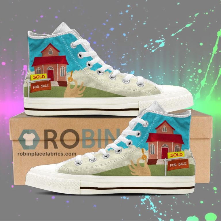 Real Estate Canvas High Top Sneaker