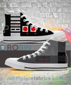 Retro Gaming Canvas High Top Sneaker