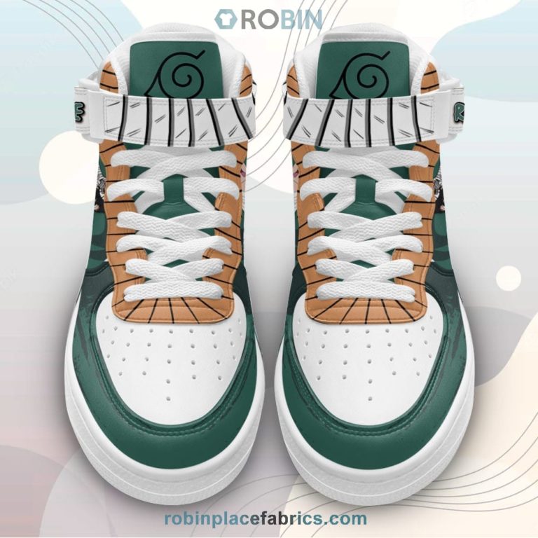 Rock Lee Sneakers Air Mid Custom NRT Anime Shoes