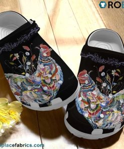 Rooster Art Colorful Chicken Crocs Shoes Rooster Art Colorful Chicken Crocs Shoes