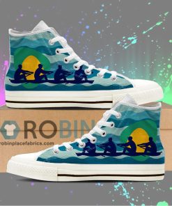Rowing Canvas High Top Sneaker
