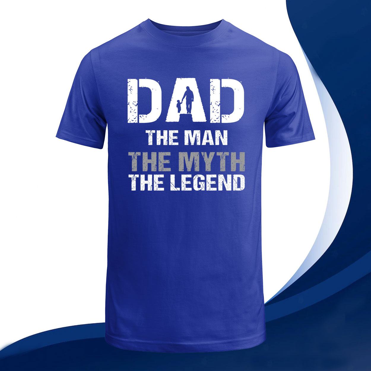 Dad The Man The Myth The Legend T-Shirt, Fathers Day Gift Tee Shirt ...