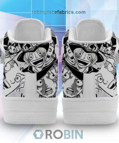 Sabo Sneakers Air Mid Custom One Piece Anime Shoes Sabo Sneakers Air Mid Custom One Piece Anime Shoes