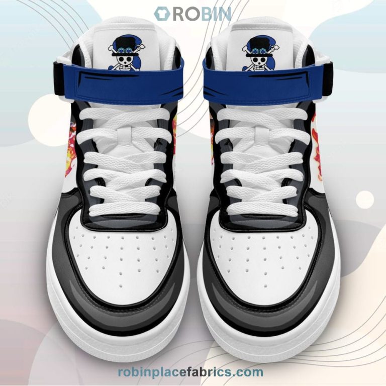 Sabo Sneakers Air Mid One Piece Anime Shoes