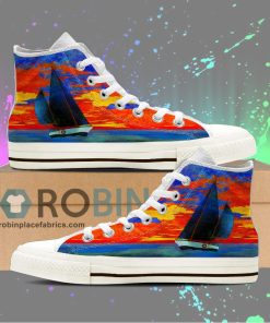Sailing Canvas High Top Sneaker