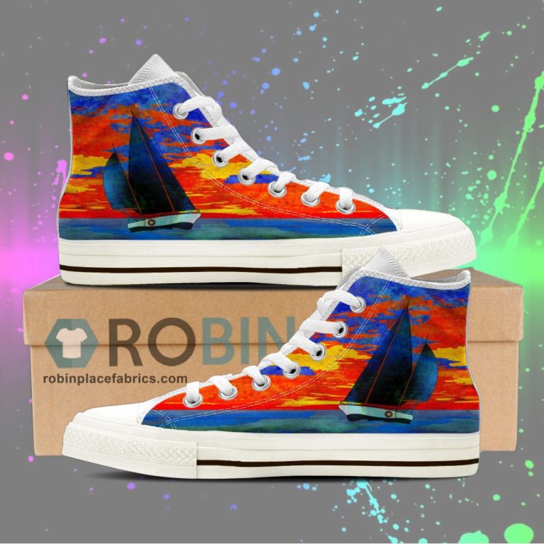 Sailing Canvas High Top Sneaker